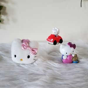 Three Hello Kitty Miniature Collectible Dolls